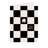nice move new home checkerboard card