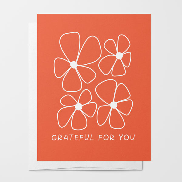 Bloom Grateful For You Card