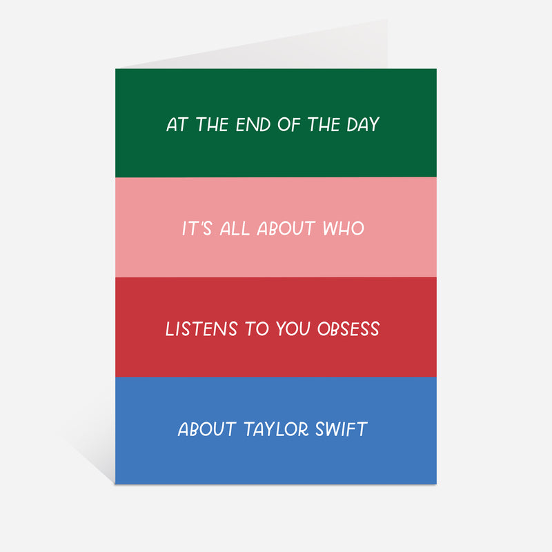 Obsessed Swiftie Card