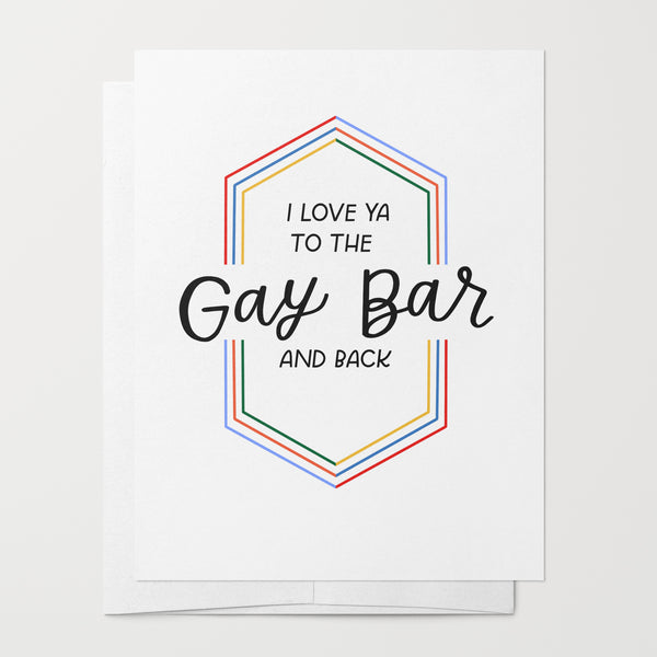 Gay Bar Love Card