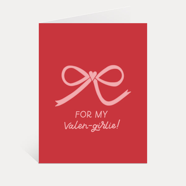 Valengirlie Greeting Card