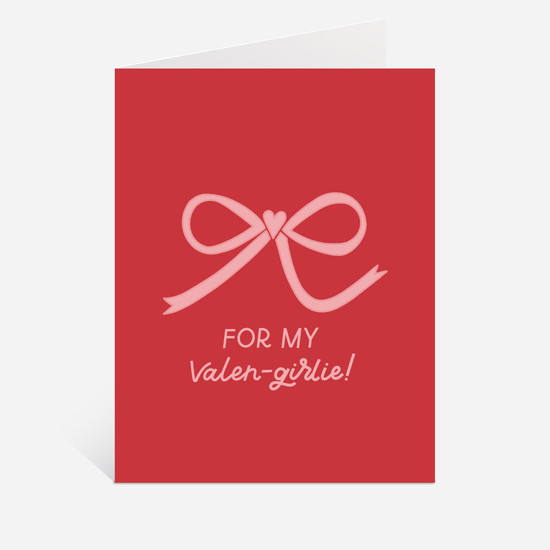 Valengirlie Greeting Card