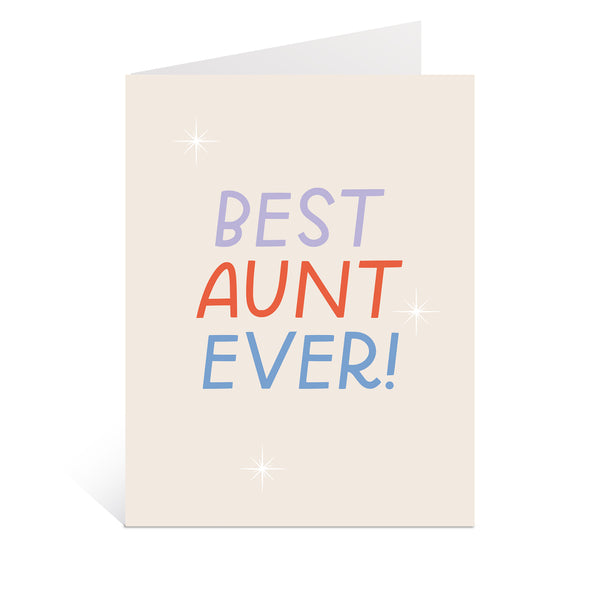 Best Aunt Ever Greeting Card