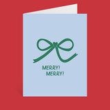 Merry Merry Bow Holiday Card