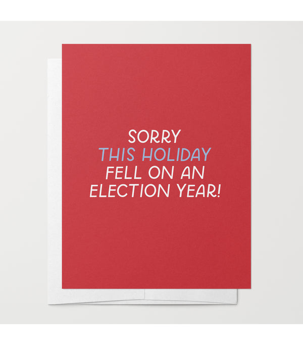 Election Year Holiday Greeting Card