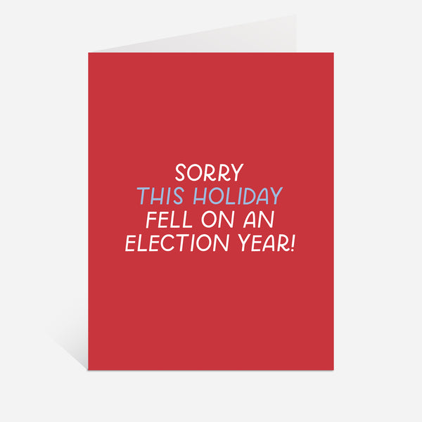 Election Year Holiday Greeting Card