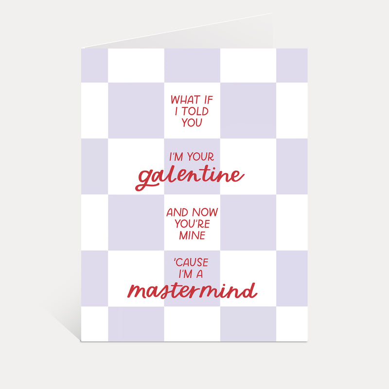 Mastermind Galentine Greeting Card