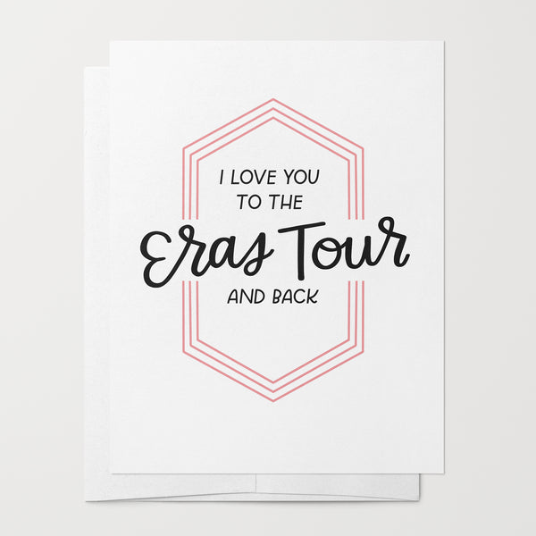 Eras Tour Love Greeting Card