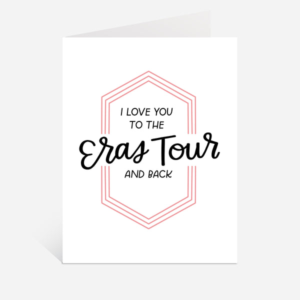 Eras Tour Love Greeting Card