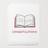 Love Story Congratulations Card