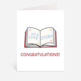 Love Story Congratulations Card