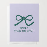 Tying The Knot Greeting Card