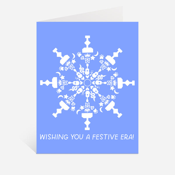 Eras Tour Snowflake Greeting Card