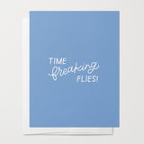 Time Flies Greeting Card