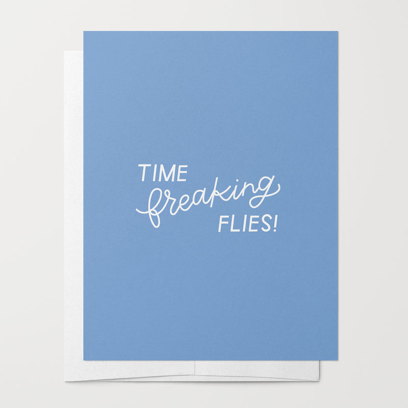 Time Flies Greeting Card