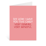 Very Demure Card