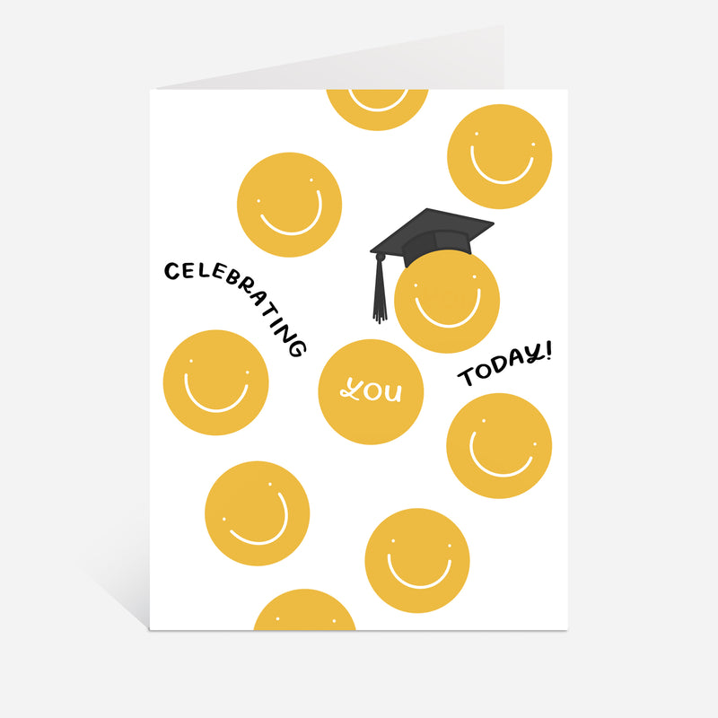 Celebrating Grad Today Greeting Card