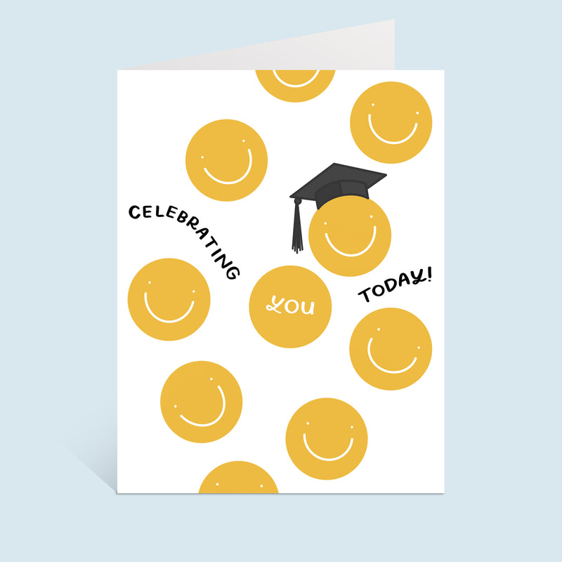 Celebrating Grad Today Greeting Card