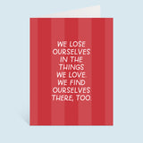 Things We Love Greeting Card