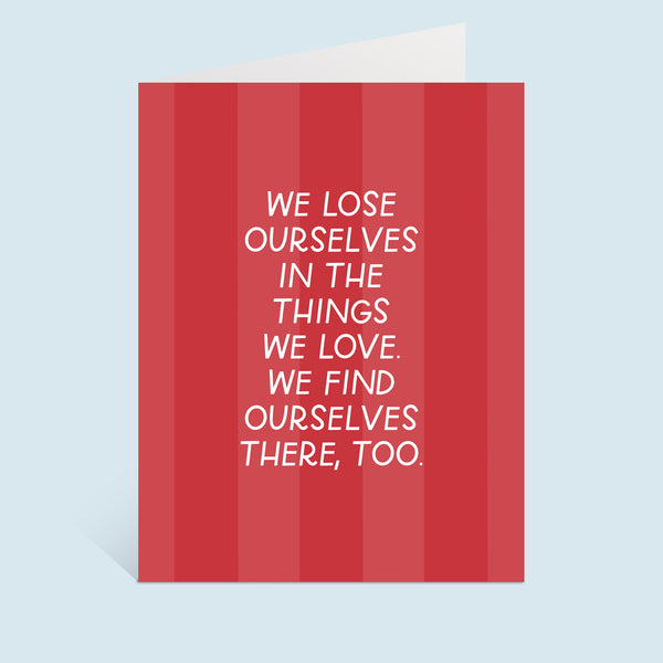 Things We Love Greeting Card