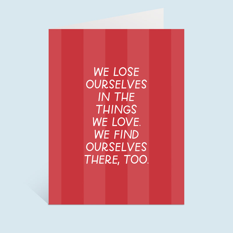 Things We Love Greeting Card