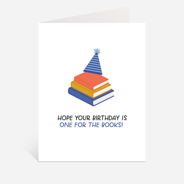 Birthday Books Greeting Card