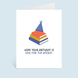 Birthday Books Greeting Card