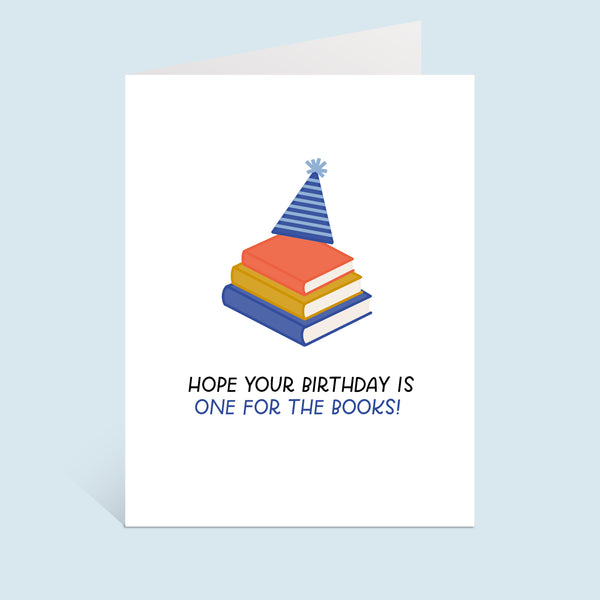 Birthday Books Greeting Card