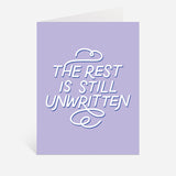 Unwritten Greeting Card