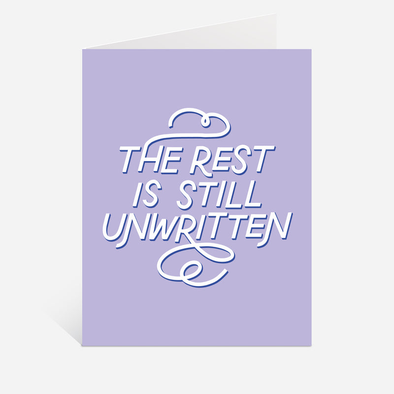 Unwritten Greeting Card