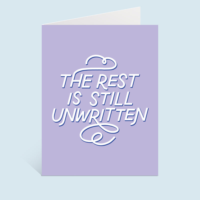 Unwritten Greeting Card