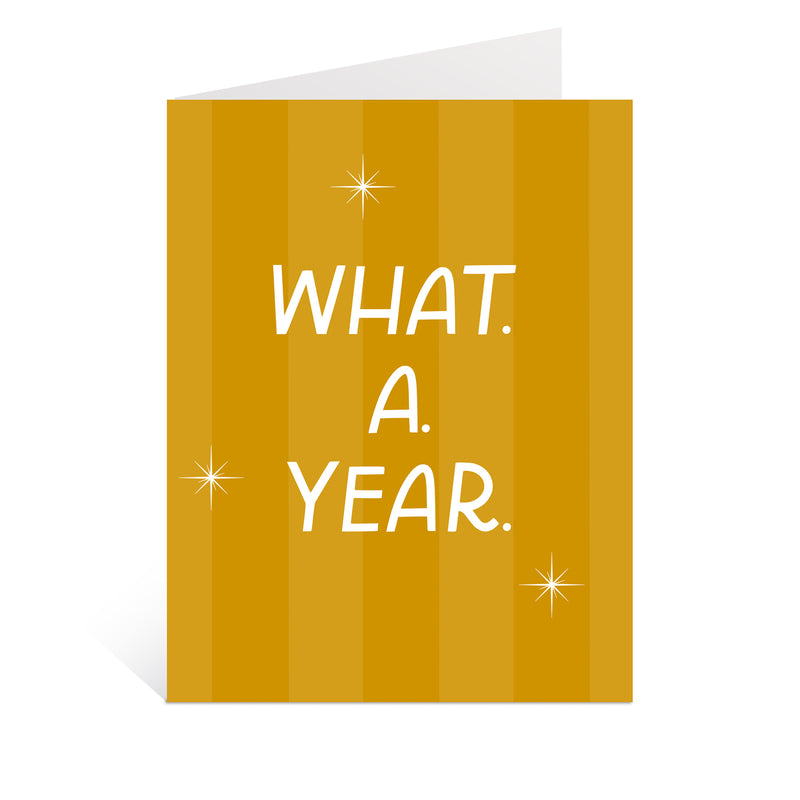 What. A. Year. Greeting Card