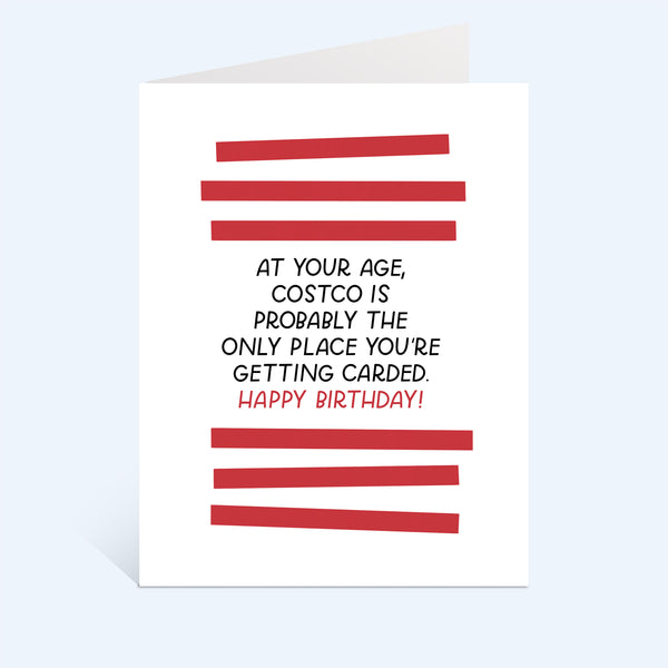 Carded Costco Birthday Greeting Card