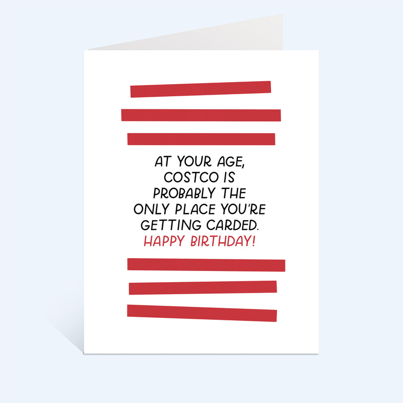 Carded Costco Birthday Greeting Card