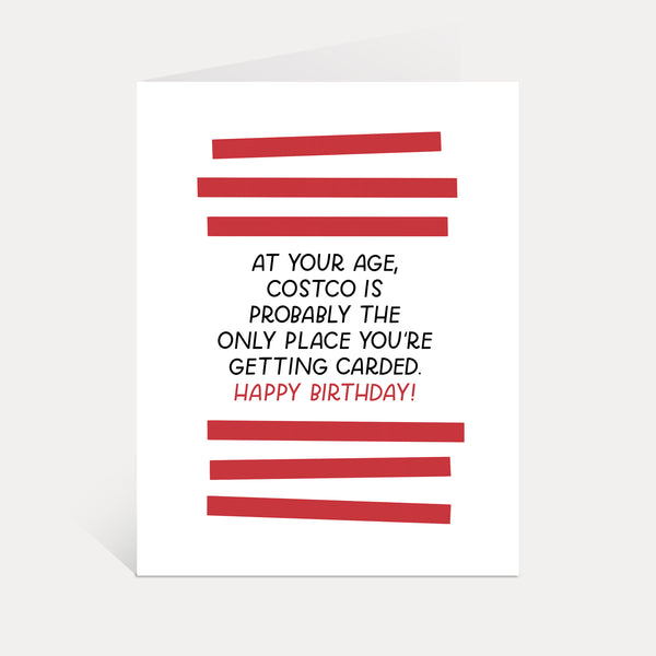 Carded Costco Birthday Greeting Card