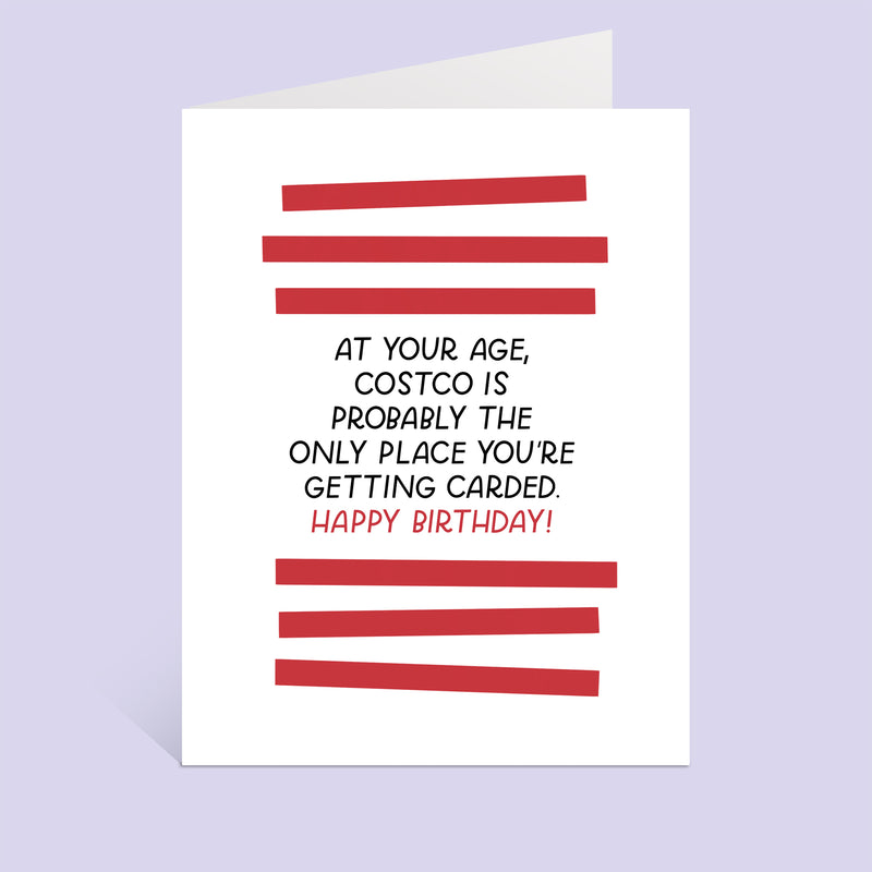 Carded Costco Birthday Greeting Card