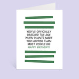 Birthday Plants Greeting Card
