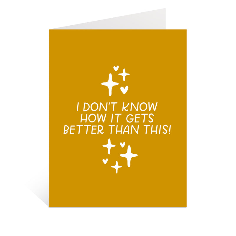Better Than This Greeting Card