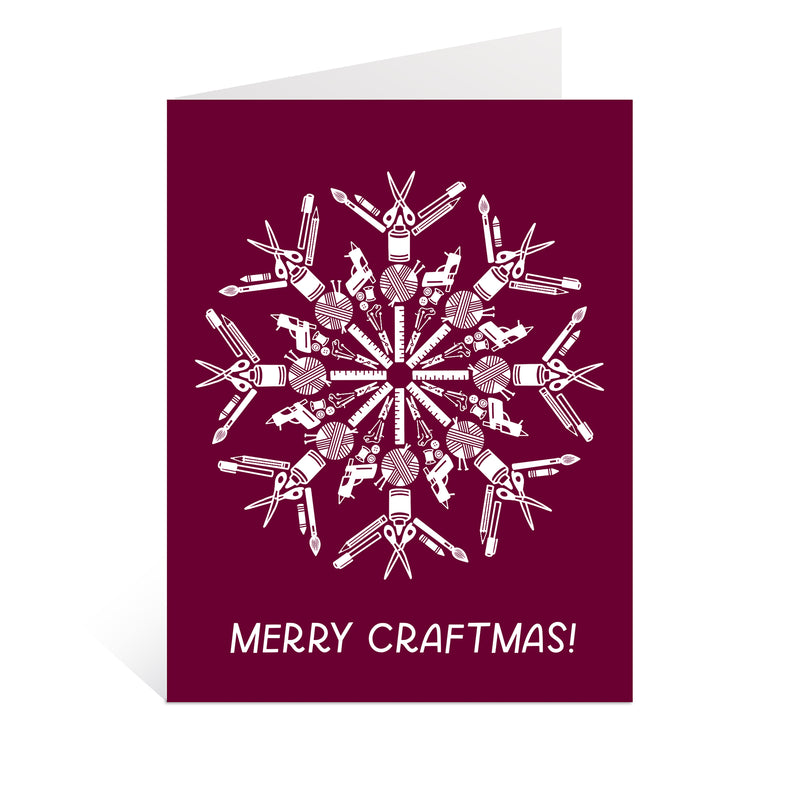 Merry Craftmas Holiday Greeting Card