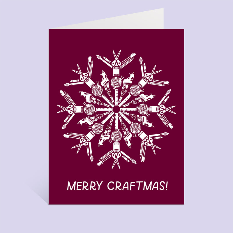 Merry Craftmas Holiday Greeting Card