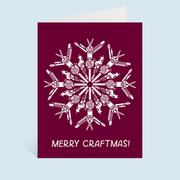 Merry Craftmas Holiday Greeting Card