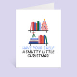 Smutty Christmas Shelf Greeting Card