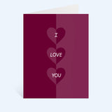 I Love You Greeting Card