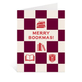 Merry Bookmas Holiday Greeting Card