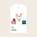 French Bulldog Holiday Gift Tag Set