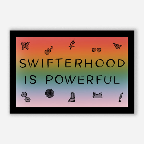 Swifterhood Rainbow Sticker