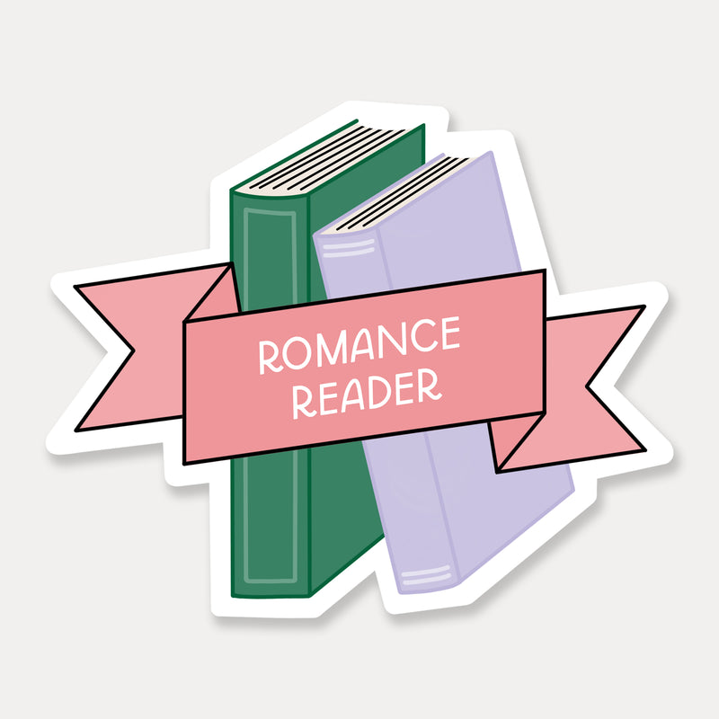 Romance Reader Vinyl Sticker