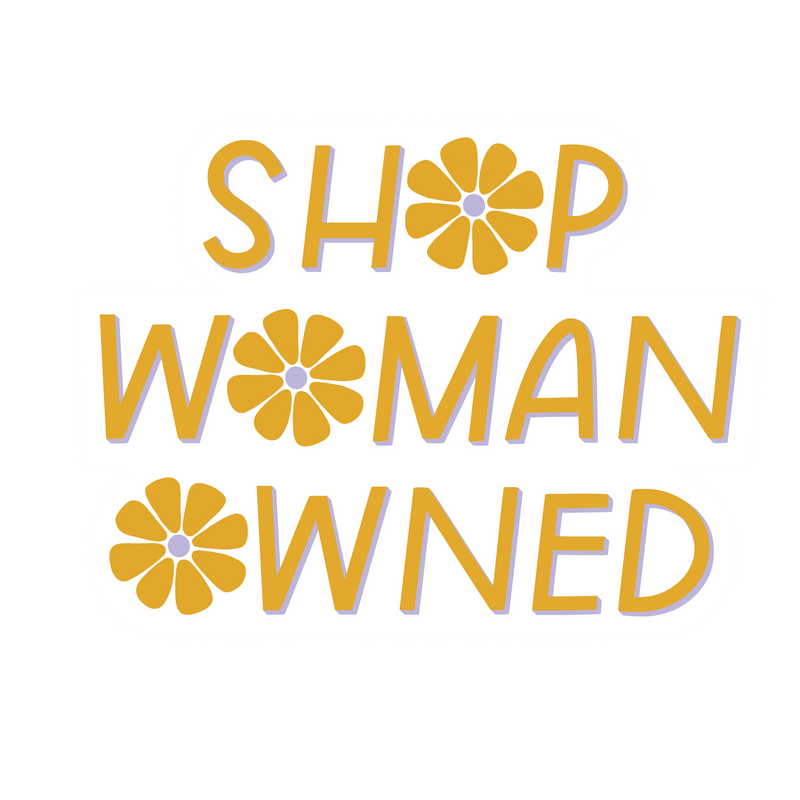 Bloom Woman Owned Sticker