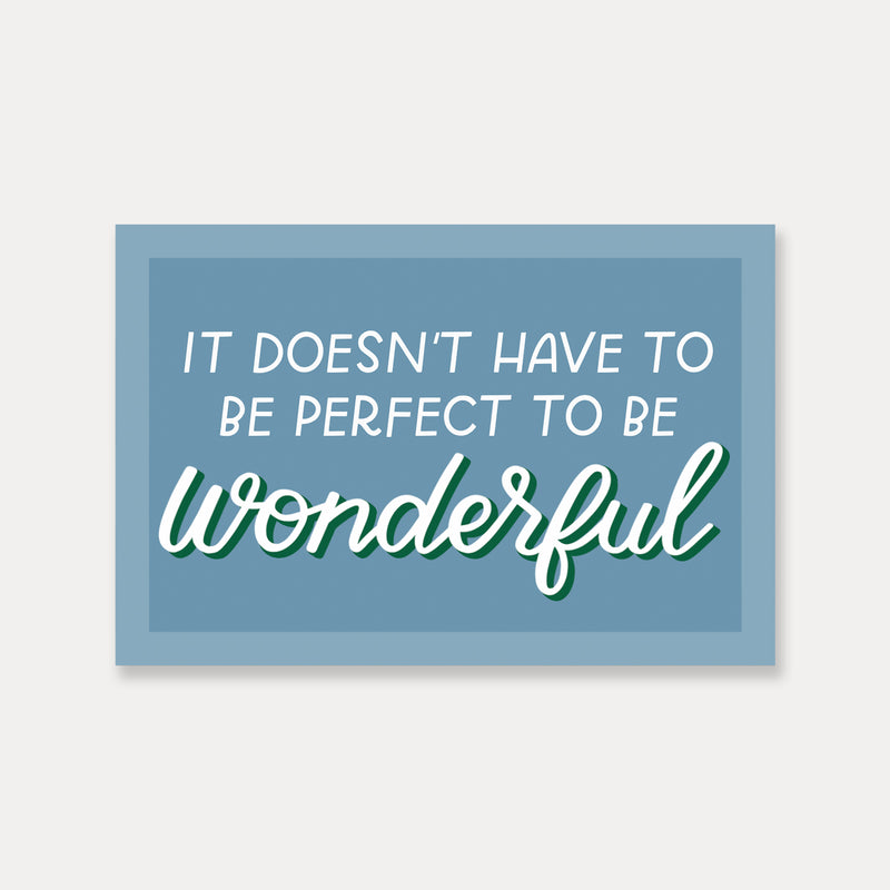 Wonderful Sticker