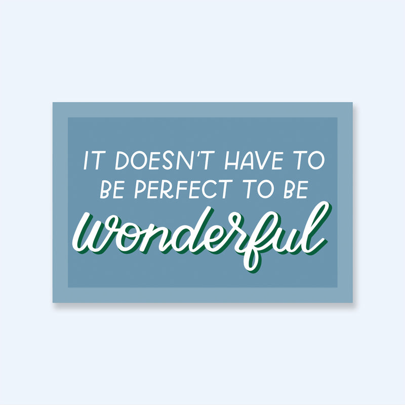 Wonderful Sticker